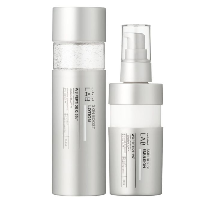 アンレーベル ラボ スキンブースト ローション 170mL 1760円、同 エマルジョン 100mL 1980円（JPSLAB）