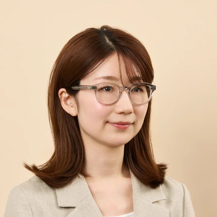 モスコット LETOSH ライトグレー メガネ 涼顔 着用画像