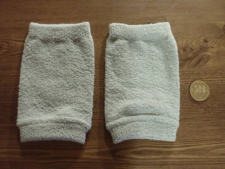 DAISO(ダイソー)：手足首ウォーマー(お悩み対策、ショートモール、15cm丈)