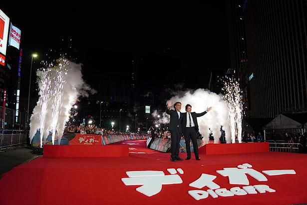 クライマックスは、花火でお祝い！