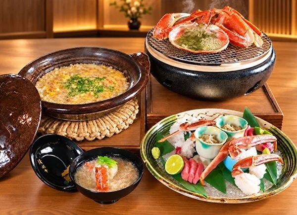 「四条河原町温泉 空庭テラス京都 別邸」に冬季限定プランが登場！松葉ガニを堪能