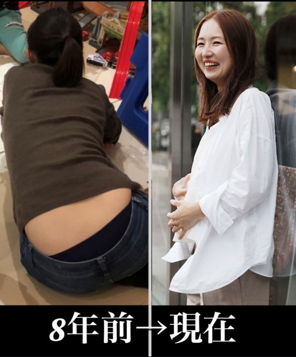 過去と現在のSAORIさん