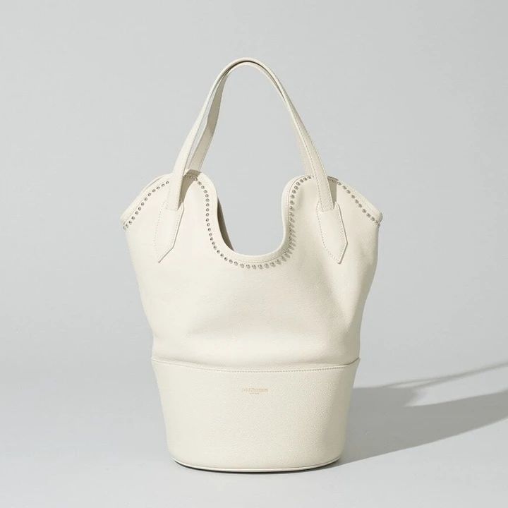 J&M デヴィッドソン レイ バケット S ウィズ スタッズ ￥231000 クリーム