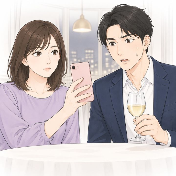 【漫画】「海外研修中に電話してくるな！」と私を責める婚約者。だが、再会の夜に私が見せた1枚の写真を前に沈黙