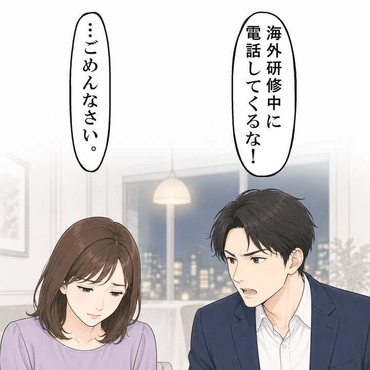 1週間ぶりに会った婚約者は、席に着くなり私の電話を責めました