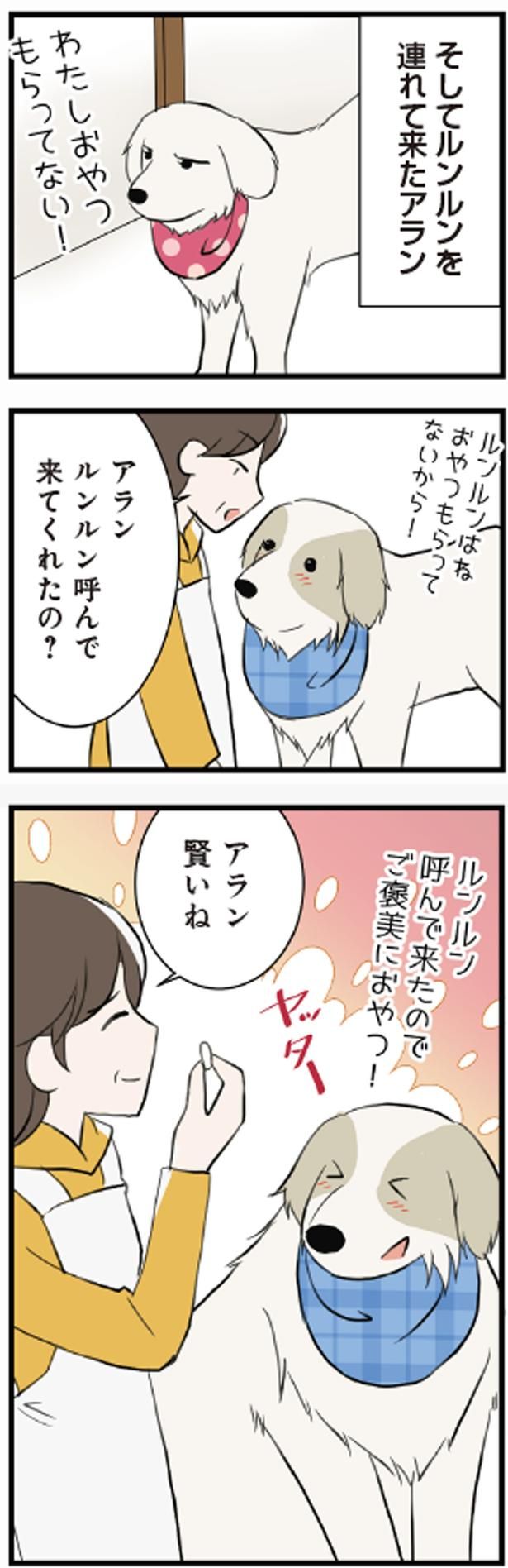 そしてルンルンを連れて来たアラン （C）今日のルンルン、ゆに／KADOKAWA