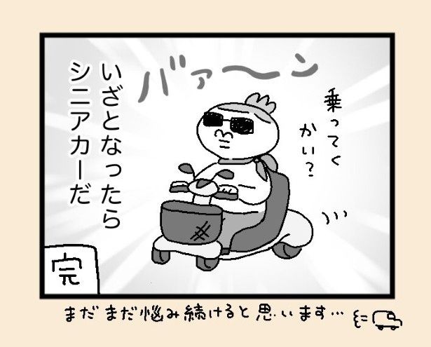 シニアカーは最高時速6キロだ maxぽんぽん丸(@o0TM8mta5D4jom)