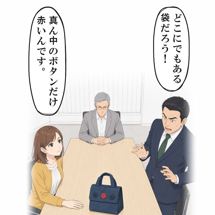 発表の写真の試作品にも、同じ赤いボタンが付いていました