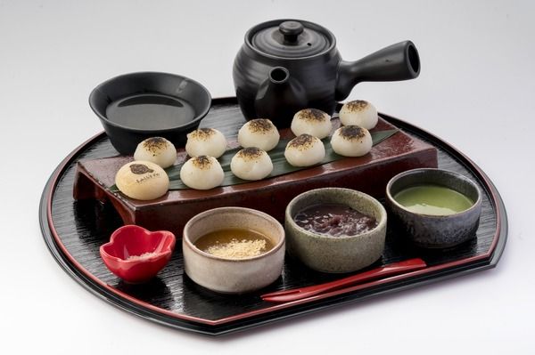 千葉県産コシヒカリの団子を4種の味で。和カフェ「豊洲ふくらすずめ」に新メニュー