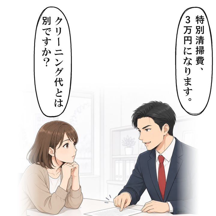 退去の精算書に、見慣れない3万円の項目が載っていました