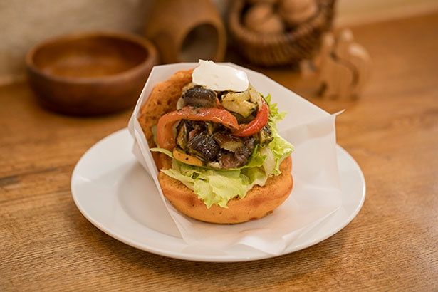 クルミドサンド-バジル香る夏野菜のマリネ(850円)／クルミドコーヒー