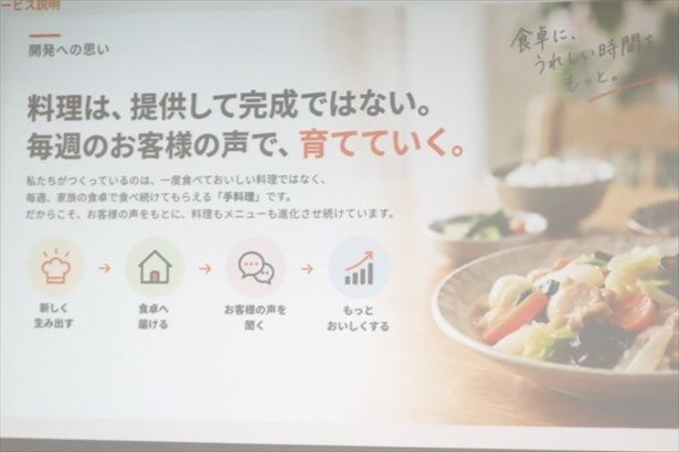 メニューは常にユーザーの声で改善を続けているという