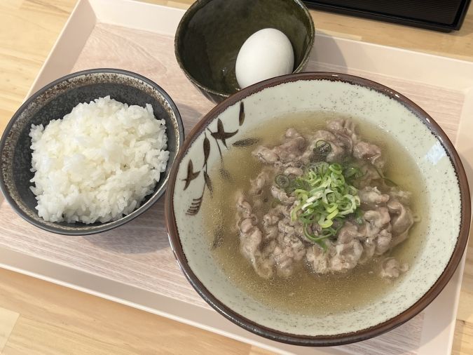 暁（あかつき）肉吸い定食