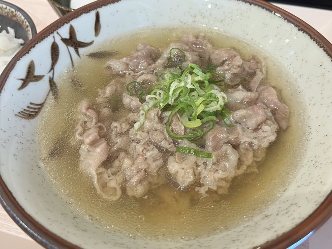 暁（あかつき）肉吸い定食