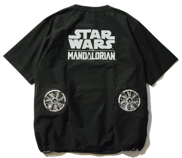 『マンダロリアン・アンド・グローグー』の空調服®。残暑のレジャーもこれならグッと快適