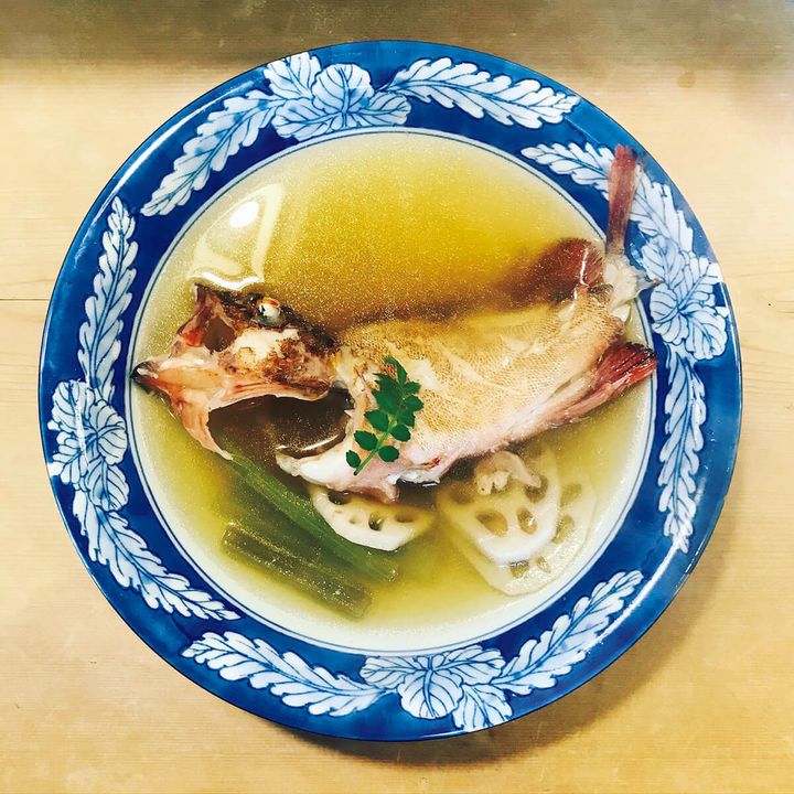 兵庫〈一とく〉カサゴの煮付け