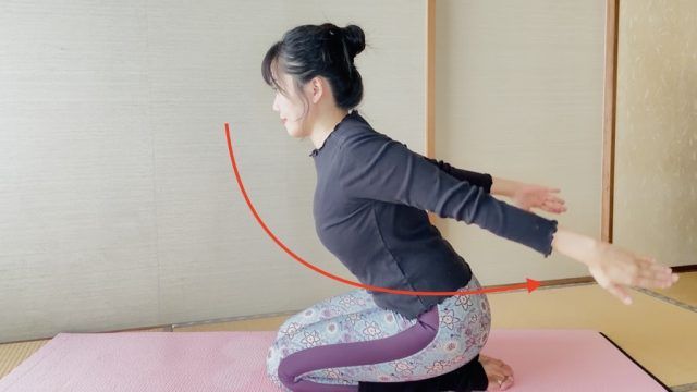 「背中」引き締めピラティス