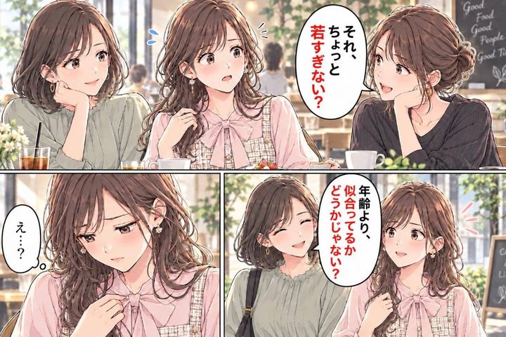 「それ、ちょっと若すぎない？」お気に入りの服を笑われた私→帰り際、別のママ友が言ったひと言
