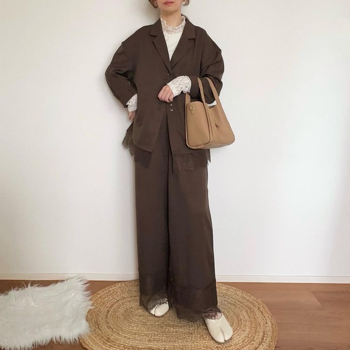 画像: セットアップに柔らかさをプラス