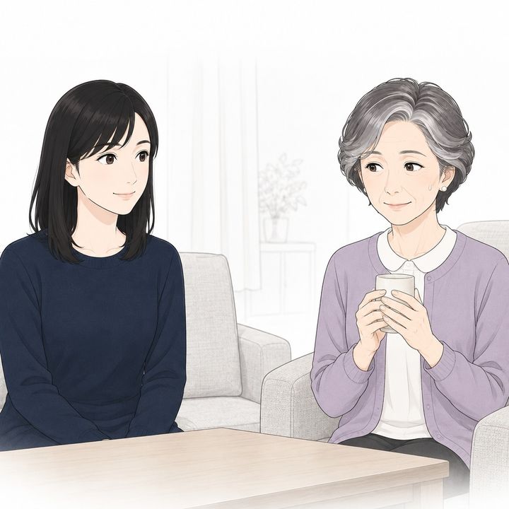 【漫画】「頭が邪魔！見えないのよ」と映画館で私の座席を蹴った恋人の母。挨拶の席で、前の席の私が名乗ると顔色が変わった