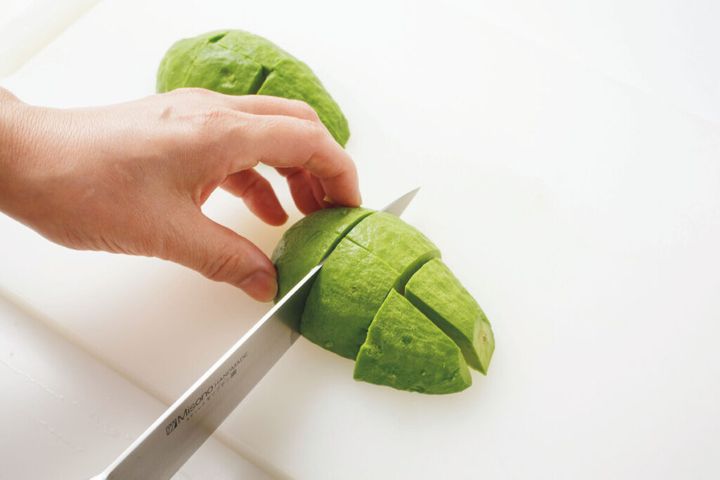 牛こまとアボカドのすき煮
