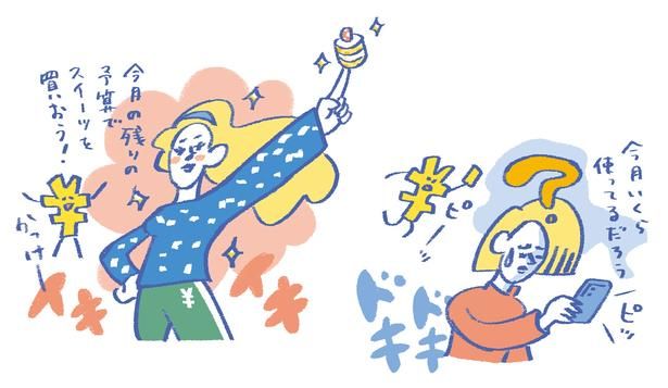 支出を減らしお金を貯める！物価高の今こそ「家計簿」の始めどき イラスト／髙栁浩太郎