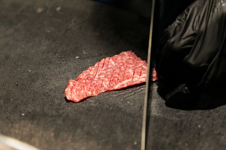 赤身肉の下処理