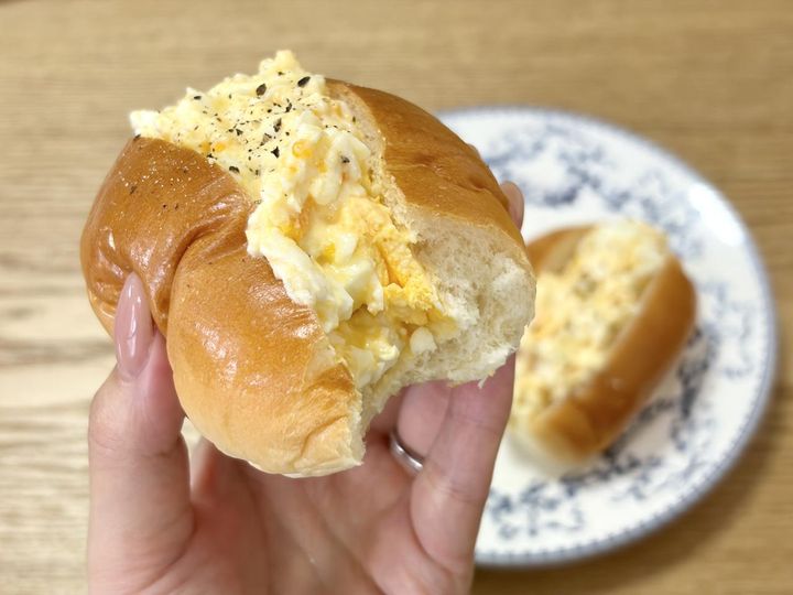 画像: ズボラたまごサンドの味は？
