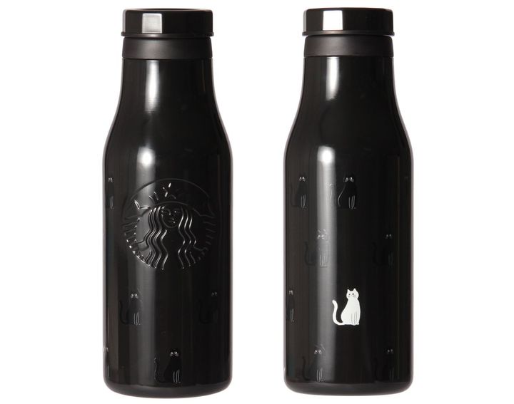 「ハロウィン2026 ステンレスロゴボトルキャットグローインザダーク」473ml 4950円