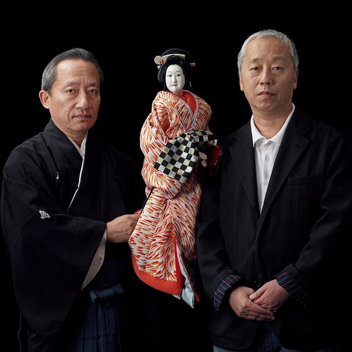 杉本文楽の人形遣い・桐竹勘十郎氏、杉本博司