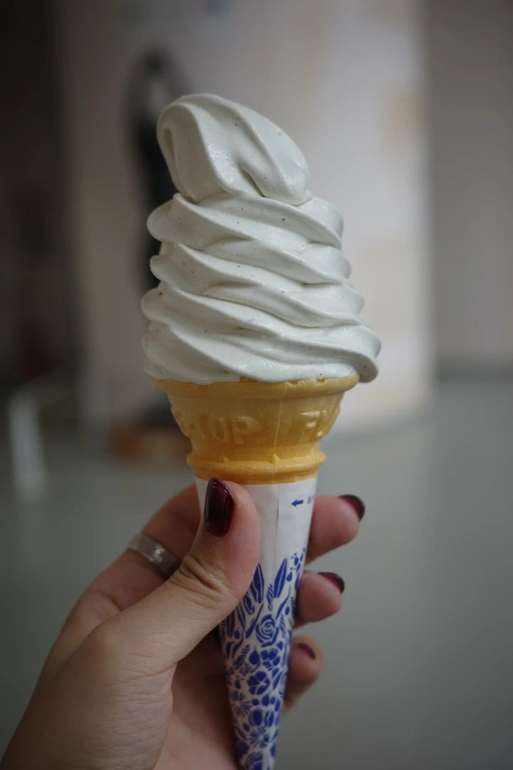 タケヤ味噌会館に売っているごまみそソフトクリーム