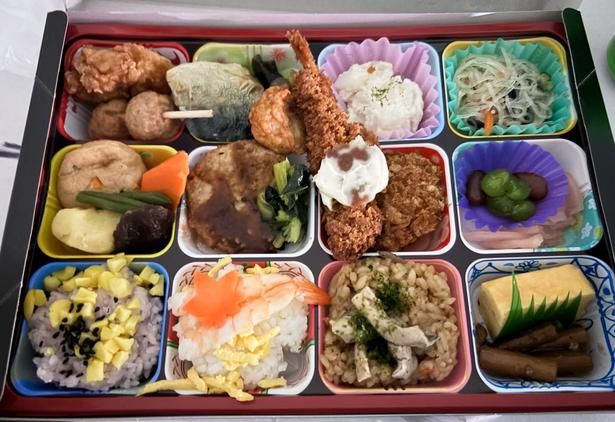 和食中心のメニューで品数たっぷりなお弁当
