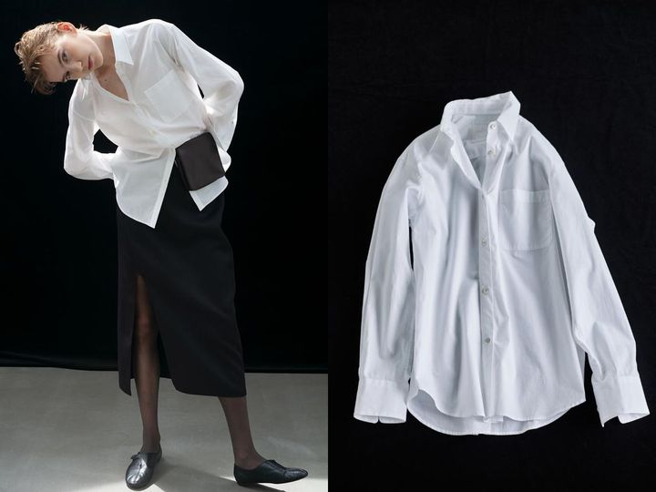 画像: 「THE WHITE SHIRT」￥28,600 出典：IÉNA35e ANNIVERSAIRE