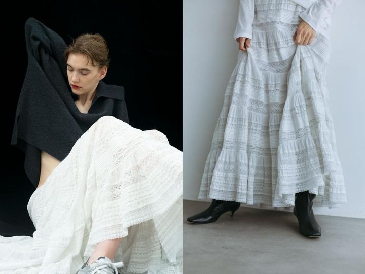 画像: 「THE LEAVERS LACE SKIRT」￥55,000 出典：IÉNA35e ANNIVERSAIRE