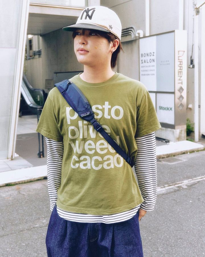 【20代スナップ＠原宿】身長に合ったシルエットとスタイリングを意識