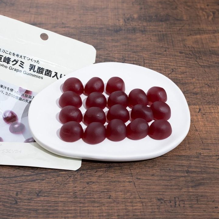 画像: ぶどうを思わる見た目もポイント