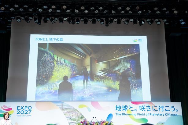 「ZONE1 地下の森」の空間予想図