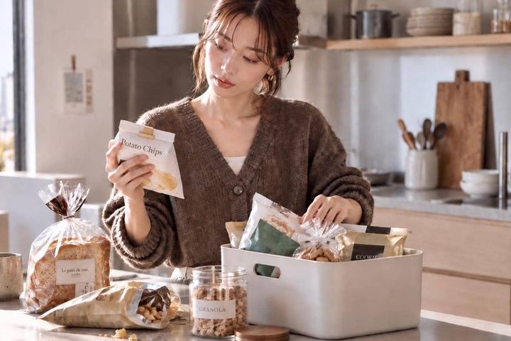 食べかけのお菓子、棚やキッチンに増えてない？“開封後の食品”をため込まない整理のコツ