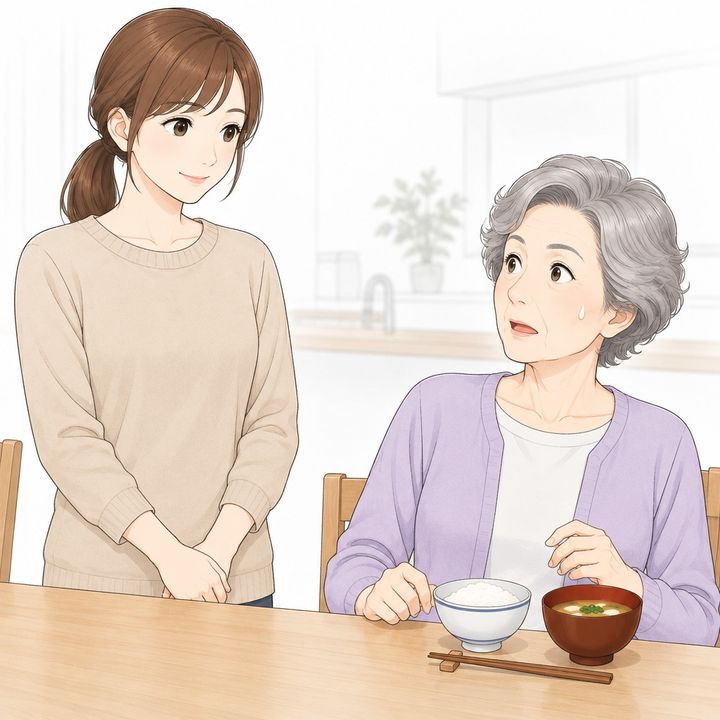 【漫画】「あんな古米、もう捨てなさい」実家の新米を笑う義母が、私が台所から運んできた米袋を見てうつむいた