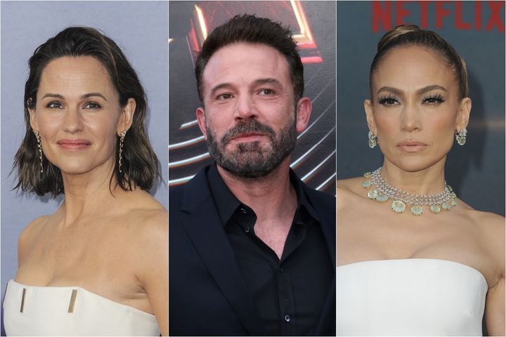 ベン・アフレック、元妻のジェニファー・ガーナー＆ジェニファー・ロペスを称賛 （C）AFLO width=