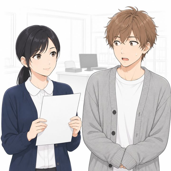 【漫画】「熱で寝込んで、一歩も出てません」メッセージで休み、私を悪者にして課長に泣きつく後輩。欠勤届を渡すと硬直