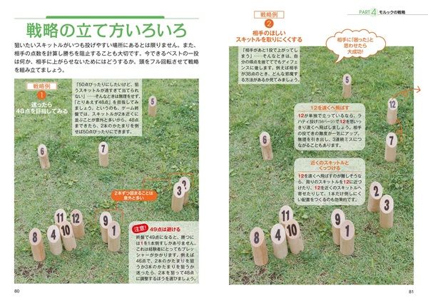 シンプルな道具とルールで、誰もが一緒に楽しめるスポーツ「モルック」の書籍が登場