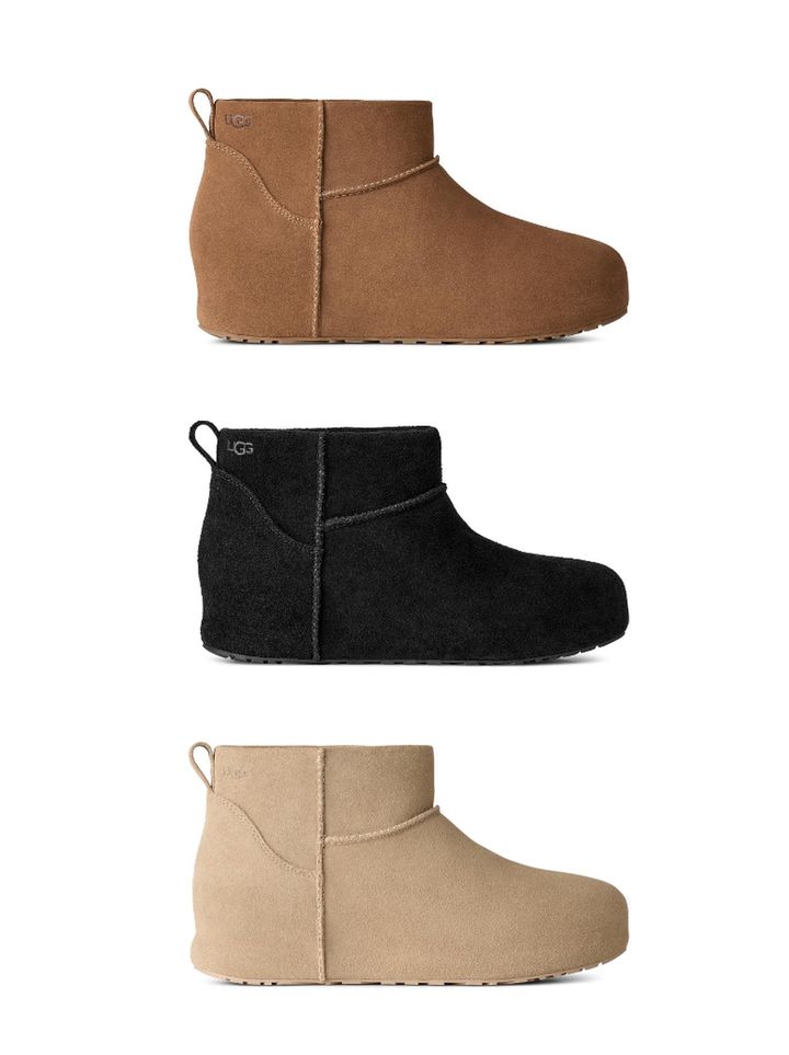 画像: Classic Mini Enwrap（チェスナット、ブラック、マスタードシード）各¥35,200 ◾️サイズ展開：22〜26cm 出典：UGG®