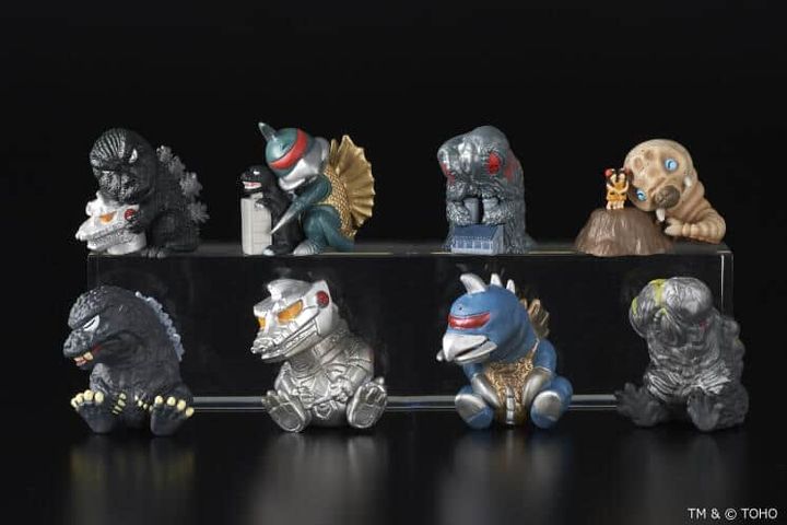 ゴジラ」シリーズの怪獣たちが愛らしいデフォルメフィギュアに