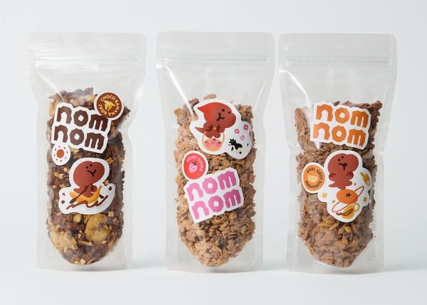 心と体に優しいおやつブランド「nom nom」誕生！第1弾はザクザク食感のグラノーラ3種