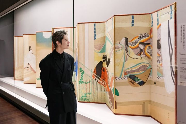 京都国立博物館／特別展「源氏物語 王朝のかがやき」02 音声ガイドナビゲーター、俳優・塩野瑛久さん（2）