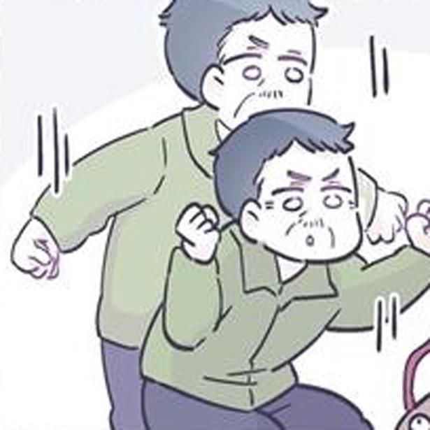 散歩中に出会ったノリのいいおじさん （C）るしこ／KADOKAWA