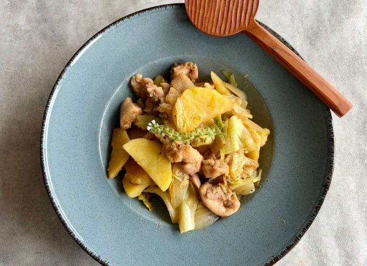 鶏と野菜のタッカルビ風