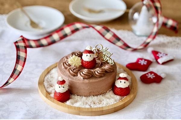 「卵・乳・小麦を使わない 本格仕立て 米粉の濃厚チョコケーキ」予約開始！世界に一つだけのクリスマスケーキへのアレンジに挑戦しよう