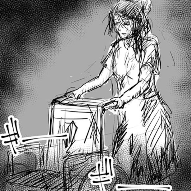 【友達に聞いた怖い話】カルテ 画像提供：しゃけなかほいさん